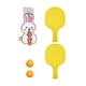 thumbnail image 3 of Entrenador de Tenis de Mesa Colgante, Juego de Entrenamiento de Tenis de Mesa de Juguete Interactivo, Compuesto Por 2 Raquetas Y 2 Pelotas, Entrenador 1 zanahoria con, 3 of 7