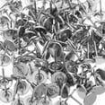 thumbnail image 3 of WHAMVOX 150pcs Upholstery Tacks 11mm×17mm Decorative Push Pins For Furniture Flat Head Thumb Tacks Heavy Duty Metal Tacks, 3 of 8