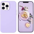 thumbnail image 1 of Compatible with iPhone 13 Pro Case Liquid Silicone Soft Gel Rubber Full-Body Shockproof Protective Anti-Scratch Microfiber Lining Cushion Slim Phone Cover iPhone 13 Pro 6.1" 2021, Purple, 1 of 6