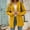 Yellow, variant on Jacenvly Cardigans For Women Trendy Long Sleeve Solid Knit Fall Sweater Soft Warm Thigh Length Coat Tops Loose Casual Hooded Jacket Blouse