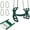 Green, variant on Swing Set Stuff Glider with Chain Kit