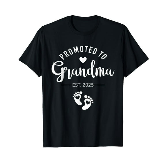 Promoted to grandma est. 2025 for new baby T-Shirt