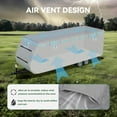 thumbnail image 4 of RVGUARD RV Cover, Travel Trailer Cover fits for 20' - 22' RV, 6 Layers Anti-UV Waterproof Camper Cover, with Tongue Jack Cover and Storage Bag, Grey, 4 of 9