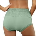 thumbnail image 4 of MuZeFu Womens Underwear High Waist Cotton Women's Floral Lace High Waisted Oversized Underwear With Multi-color Pants, 4 of 5