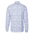 thumbnail image 3 of Men's Cutter & Buck Charcoal Stephen F Austin Lumberjacks Vault Big & Tall Traverse Camo Print Stretch Quarter-Zip, 3 of 3