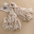 thumbnail image 2 of successthop Long Scarf for Women Spring Soft Sun Protection Ladies Shawl Neck Scarf Elegant Sophisticated Vacation, 2 of 3