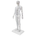 thumbnail image 3 of Modelo de acupuntura masculina para enseñar los meridianos de acupuntura con juego de agujas de acupuntura de base., 3 of 14