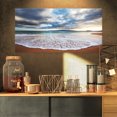 thumbnail image 1 of Bord de Mer Profond avec Nuages et Vagues - Impression sur Toile, 1 of 3