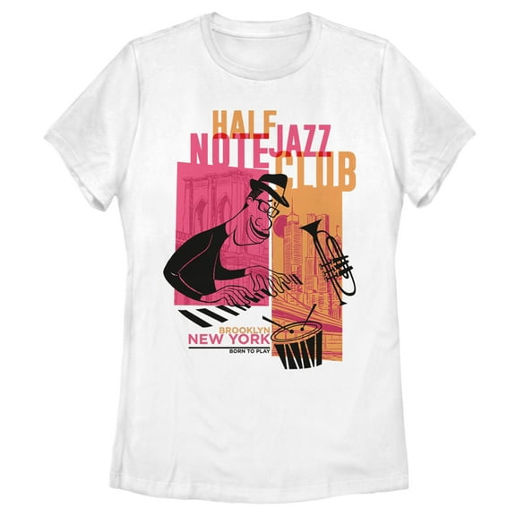 Women's Soul Brooklyn Jazz Club Graphic Tee White Large