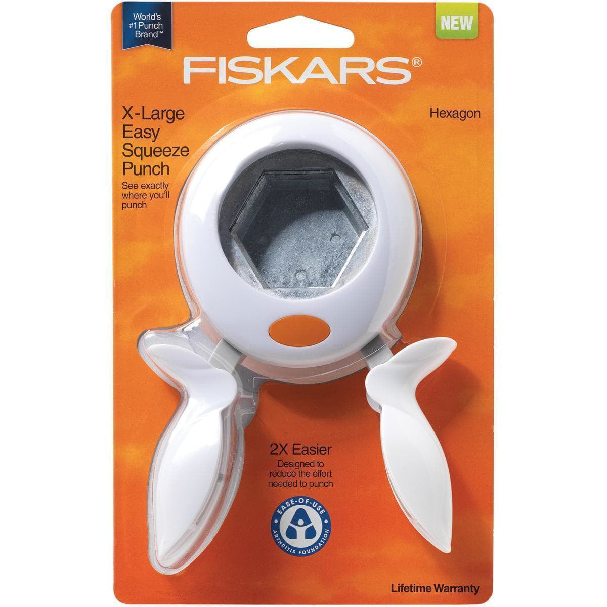 X-Large XL Fiskars 1004741 Squeeze Punch White