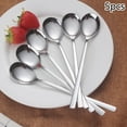 thumbnail image 3 of 5Pcs Stainless Steel Korean Soup Spoon for Household Kitchen, 3 of 5