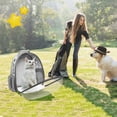 thumbnail image 4 of FASTBIRD Cat Carrier Backpack, Space Capsule Pet Bag Hiking Backpack, Pets and Small Dogs, Airline-Approved For Travel, Hiking, Walking & Outdoor Use, Gray, 4 of 7