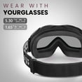 thumbnail image 5 of OutdoorMaster Ski Goggles OTG - over Glasses Ski/Snowboard Goggles for Men, Women & Youth - 100% UV Protection, 5 of 9