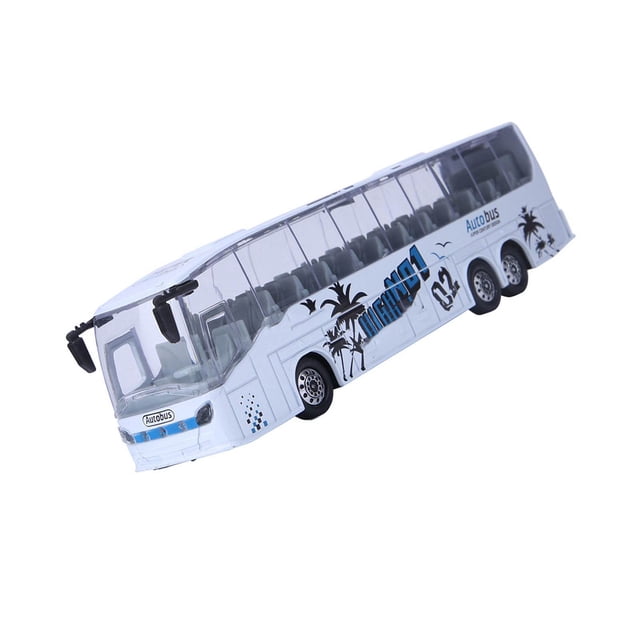 Juguete Modelo de Autobús de Tránsito Realista A Escala 1:50 Con Luz y Música, Adecuado para Coleccionis, Regalos, Adornos, Amarillo, Rojo, opcional opcional