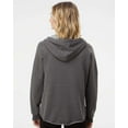 thumbnail image 3 of Independent Trading Co. Women's California Wave Wash Full-Zip Hooded Sweatshirt, 3 of 5