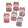 thumbnail image 2 of GUOOL 6 Pcs Enveloppes Rouges du Nouvel An Chinois Enveloppes d'Argent Chanceux Hong Bao A, 2 of 9