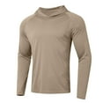 thumbnail image 4 of XDZJLR Mens T Shirt Hoodie Upf 50+ Hoodie Long Sleeve Quick Drying Lightweight Outdoor With Hood Tops, 4 of 7