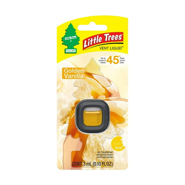 Little Trees Vent Liquid Car Air Freshener (Golden Vanilla) Walmart