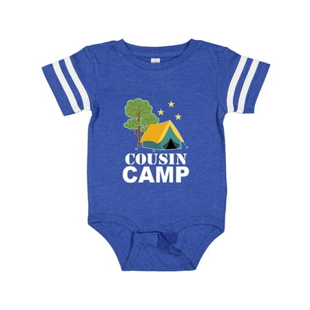 

Inktastic Cousin Camp Apparel Camping Gift Baby Boy or Baby Girl Bodysuit