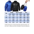 thumbnail image 3 of FUTATA Women's / Men's Lightweight Windbreaker Jacket Packable Windproof Jacket Zip Up Windbreaker with Hood and Pocket Black 2XL, 3 of 6