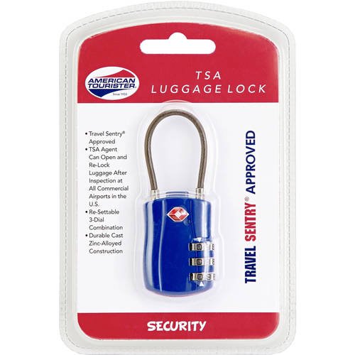 American Tourister American Tourister Resettable 3 Dial and Key