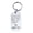 Steel military card, variant on Morses Code Keychains Elegant Stainless Steel Plate For Key Backpacks