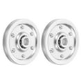 thumbnail image 1 of WHAMVOX 2pcs Garage Door Wheel Silver Metal for Sliding Efficiency and Smooth Operation, 1 of 4