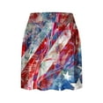 thumbnail image 5 of QATAINLAV Plus Size 4th of July Skort, Women 2024 Summer Fake Two Piece Yoga Shorts American Flag Patriotic Tennis Skirts Daily Deals of the Day Multicolor XL, 5 of 6