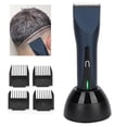 thumbnail image 4 of Cortadora de cabello eléctrica recargable, cortadora de cabello para salón, máquina cortadora, herramienta de peinado, azul, 4 of 14
