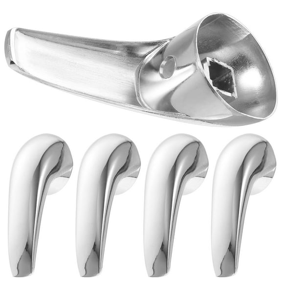 Luxshiny Set of 5 Aluminum Alloy Tub Knobs Replacement in for Home Repair and Maintenance Workers