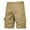 Shorts-Yellow, variant on LEKWK Plus size Cargo Shorts for Men Multi Pockets Button Fly Hiking Cargo Shorts Belt Loops Cotton Fabric Shorts Cargo Outdoor Camping Style Wear