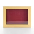 thumbnail image 2 of 16x20 Shadow Box Frame Natural Real Wood with a Red Acid-Free Backing | 3/4" of Usuable Depth | UV, 2 of 4