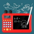thumbnail image 3 of Calculatrices pour Enfants avec Bloc-Notes, Addition Soustraction Division Multiplication Calculatrice Mathématique Machine d'Apprentissage avec Tablette d'Écriture, 3 of 8