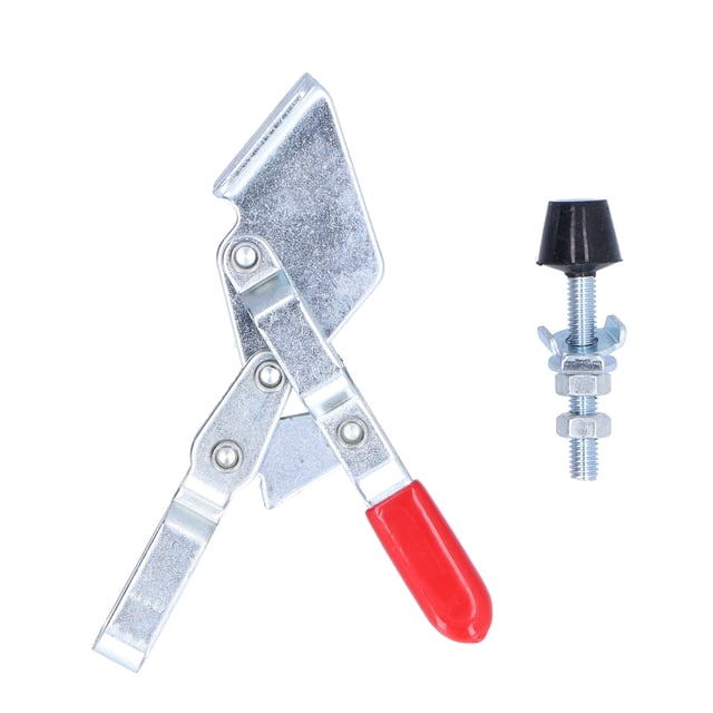 Toggle Clamp, Quick Release Clamping Device GH-101-B with Plastic Handle for Metal Plates Circuit Boards for Equipment Installation for Home Decoration