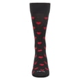 thumbnail image 2 of MeMoi Men's Hearts Rayon From Bamboo Crew Socks - Mens - Male, 10-13, Ivory, 2 of 6