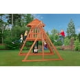 thumbnail image 4 of Cedar Chalet Wooden Swingset, 4 of 14