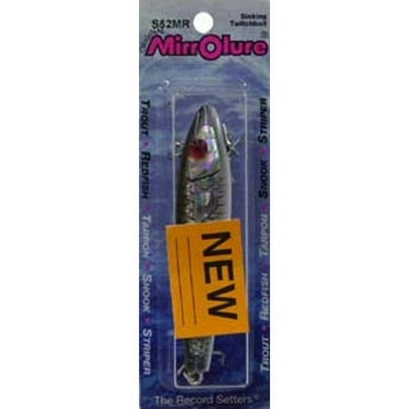 UPC: 0042095523187 | MirrOlure Series II Sinking Twitch Bait Dragon Red Head/ Black