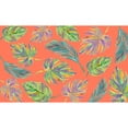 thumbnail image 3 of DeRice, Julie 18x12 Black Modern Framed Museum Art Print Titled - Colorful Leaves Scatter Pattern, 3 of 5