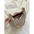 thumbnail image 3 of Women's PU Leather Clutch Shoulder Tote Handbag Boho Bags Satchel Bag, 3 of 7