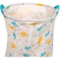 thumbnail image 4 of Floral World Foldable Basket Organizer, Medium, White, 4 of 7
