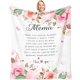thumbnail image 1 of LHSHID Mema Gifts Gifts for Mema Mema Birthday Gifts Mema Gifts from Grandchildren Mema Gifts for Grandma Best Mema Ever Gifts Mema Gifts on Retirement Throw Blanket 40"x50", 1 of 8