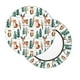 thumbnail image 2 of Balery Winter Woodland Friends Fundas de asiento para taburete de bar redondo de tela de terciopelo ajustables que protegen de arañazos y manchas para sillas de 14 a 17 pulgadas.-14 inch, 2 of 7