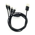 thumbnail image 2 of Flexible USB A to USB C& MICRO USB Cable Faster Charging Cord for Cell Phones Tablets with Type C/Micro USB 4Connectors, 2 of 9