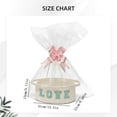 thumbnail image 4 of XIPYYKM 1 Pack Small Woven Basket with Gift Bag and Ribbon, Empty Decorative Gift Chest Box, Cute Gift Basket, Cotton Rope Room Shelf Storage Basket with Handles, 12"x 8"x 5", 4 of 9