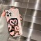 thumbnail image 5 of Funda de teléfono con patrón de corazón de amor de espejo para iPhone 16, 11, 13 Pro Max, 12, 14, 15 Pro Max, 7, 8 Plus, espejo de maquillaje, cubierta trasera de Gel de sílice, 5 of 5