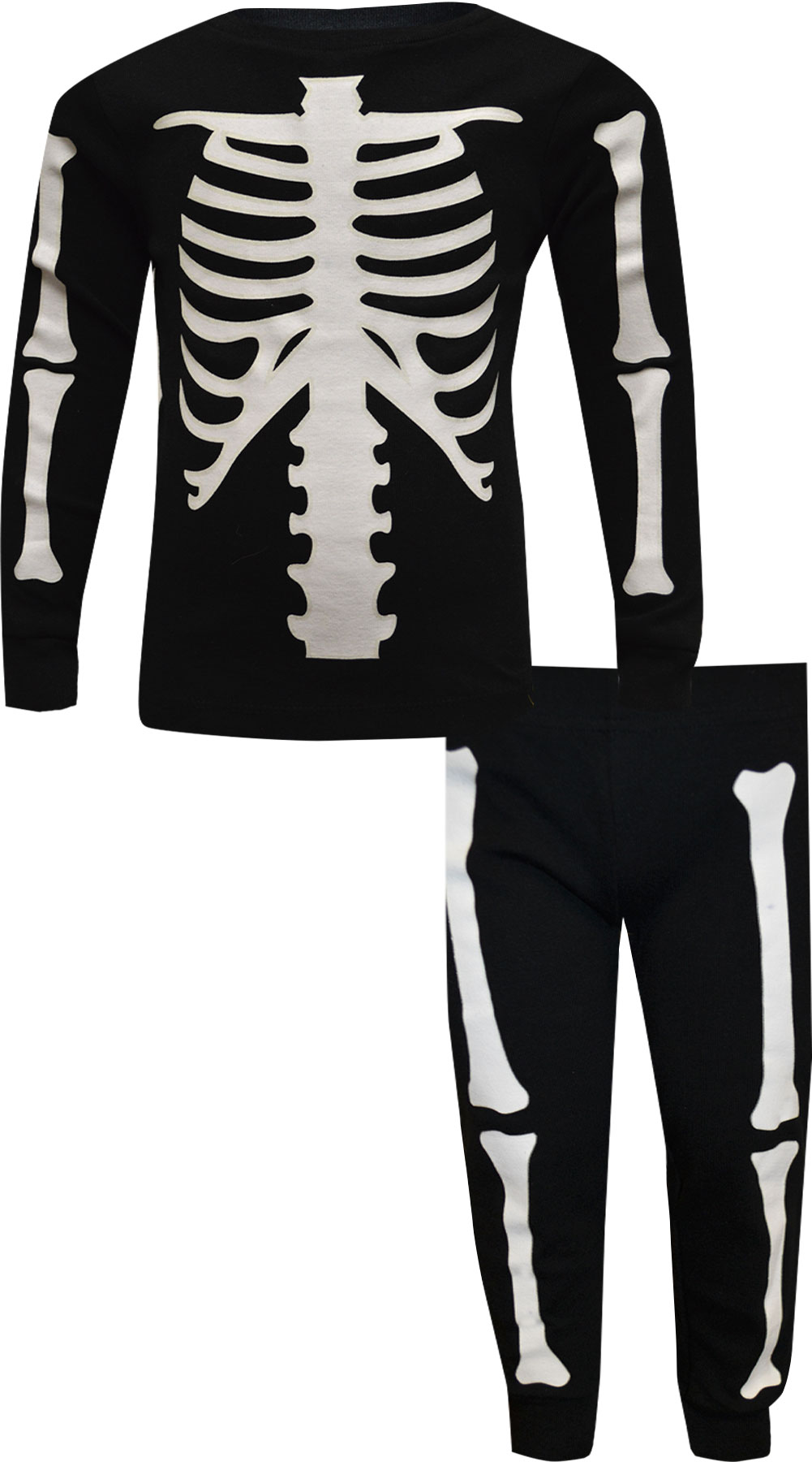 MJC Boys' Skeleton Glow in the Dark Toddler Pajama