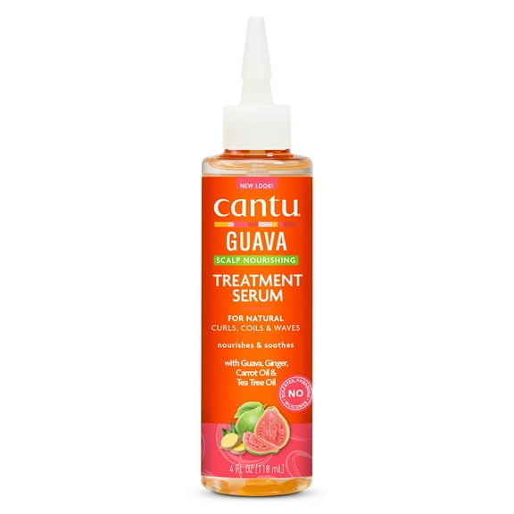 Cantu Nourishing Scalp Treatment Serum with Guava, Ginger & Carrot Oil, 4 fl oz