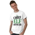 thumbnail image 4 of Xmas Chief Elf Officer Santa Helper Men's Graphic T Shirt Tees Brisco Brands S, 4 of 4