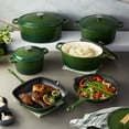 thumbnail image 3 of BergHOFF Neo Cast Iron 3qt. Round Dutch Oven 8" with Lid, Green, 3 of 8