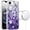 M, variant on For iPhone 16E (E edition) / SE4 (2025) Double Layer Design IMD TPU Case - Gilded Foliage